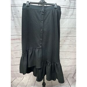 Du Jour size medium black new without tag skirt (#1827)‎